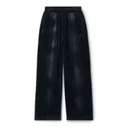 [Alexander Wang] Sweatpant With Clear Bead Hotfix In Crushed Velour