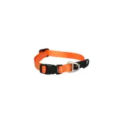 Rogz Classic Lockable Reflective Dog Collar Orange Small