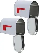 Gatuida 2pcs Tinplate Mailbox Small Metal Post Boxes for Organizing Letters and Small Items Versatile Storage for Playhouse Decor and Holiday Presents Design