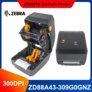 Zebra ZD888TA 300DPI Thermal Transfer Barcode Label Printer USB ZD88A43-309G0GNZ