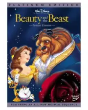 NEW Beauty and the Beast MOVIE 2 DVD Set, PLATINUM Edition DISNEY PRINCESS BELL