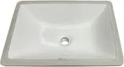 Wells * Bathroom Sinkware 18" Rect Ceramic Undermount Single Bowl FREE SHIPPING