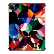 iPad Pro 12.9-inch (5th/6th gen) iPad Impact Case Abstract watercolor art - colorful stained glass