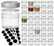VERONES Mason Jars, 4OZ Canning Jars With Regular Lids and Bands, Ideal for J...