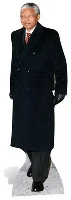 Nelson Mandela Commemorative LIFESIZE CARDBOARD CUTOUT Standee Standup Madiba