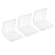 3Pcs 72mm Lens Filter Case Camera Filter Case Portable Lens Filter Box Plastic