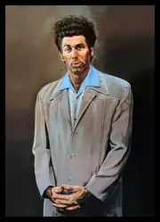 Cozmo Kramer Seinfeld Classic Poster Canvas Print Fridge Magnet 6x8 Large