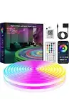 Neon Strip Lights , 20FT RGB LED Strip, with Remote Control, Waterproof, Cuttabl