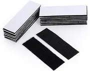 BRAVESHINE Heavy-Weight Hook and Loop Strips with Adhesive - Strong Sticky-Back Fasteners - Double Sided Mounting Tape for Home or Office Use Holds Picture Frame and Tools - 15 Pack 1.2x4 Inch