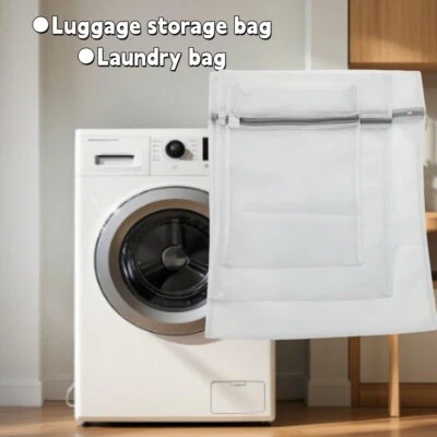3PCS/Set Coarse Mesh Laundry Net Bag Luggage Storage Bag 3 Size Laundry Washing