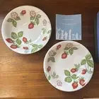 Wedgwood Wild Strawberry Round Plate 15.5cm - Used, Box Slightly Damaged