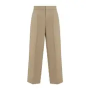 [Fear Of God] Fear Of God-Beige Single Pleat Relaxed Wool Trousers-Uomo 50 IT