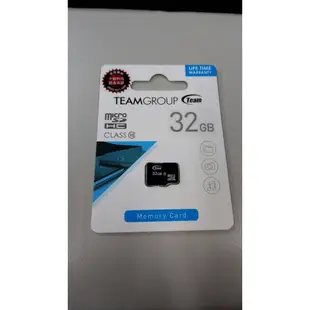 全新 Team 十銓科技 Micro SDHC 32GB Class10 高速記憶卡