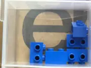 LEGO Parts - Blue Brick, Modified 1 x 2 with Studs on 1 Side - No 11211 - QTY 5