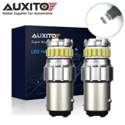 2X AUXITO 1157 BAY15D 23SMD LED Back up Brake Reverse DRL Light Bulb 6500K White (for: Renault)