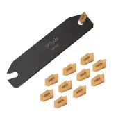 Grooving Blade Cut-Off Parting Tool Holder Wear Resistant Carbide Lathe Cut