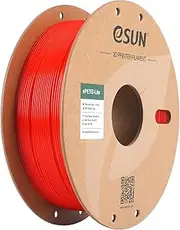 eSUN Basic PETG Filament 1.75mm, 3D Printer Filament PETG, Dimensional Accuracy +/- 0.05mm, 1KG Spool (2.2 LBS) 3D Printing Filament for 3D Printers,Solid Red