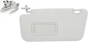 Grey Sun Visor with Mirror Compatible for Subaru Forester 2009 2010 2011 2012 2013 Car Sunshade Cover Shade Sun Visor 92011SC033LO