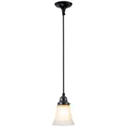 Black Modern Cable Pendants Lights Frosted Ribbed Glass Killara Glassware Zipper Traditional Lighting