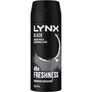 Lynx Men Body Spray Black 165ml