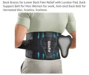 Back Brace for Lower Pain Lumbar Support Sciatica Herniated Disc Breathable M