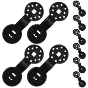 25 Pcs Buckle Sunshade Mesh Garden Plastic Gutter Clips Model Y Roof