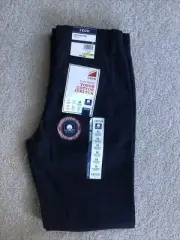 Izod Pants Boys 14 Navy Flat Front Stretch Straight Leg Pants Boys 14 NEW