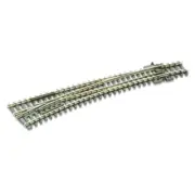 Peco SL-E387 ~ N Scale ~ Code 80 ~ Electrofrog ~ Large Curved Turnout ~Left Hand