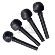 Ebony Violin Tuning Pegs 4/4 Size New High Quality Fiddle Violin Parts Undrilled
