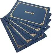 OHPHCALL Graduation Certificate Holder 5 Pcs Certificate Covers Diploma Paper Covers Office Supplies