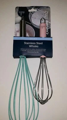 Pastel Whisks Set of Two CORE KITCHEN