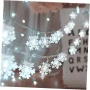 Christmas Lights, Christmas Decorations Snowflake String Lights 19.6 ft White