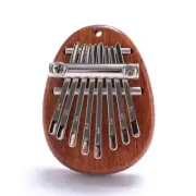 Mini 8-Key Kalimba Thumb Piano - African Mahogany Finger Keyboard, Musical Instr