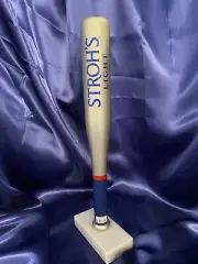 Strohs Light - 12.5” Baseball Bat Beer Tap - New No Box