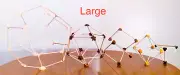 Five 5 Platonic Solids Model Set Geometry Math Models - Dodecahedron, Icosahedro
