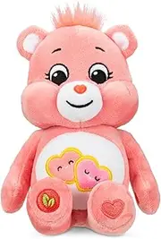 Care Bears 22033 9 Inch Bean Plush Love-A-Lot Bear, Collectable Cute Plush Toy, Cuddly Toys for Children, Soft Toys for Girls and Boys, Cute Teddies Suitable for Girls and Boys Aged 4 Years +