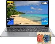 Lenovo 2024 IdeaPad Laptop, 15.6" FHD Display, Intel Core i5-1235U, 8GB RAM, 512GB PCIe4.0 SSD, Webcam, Wi-Fi6, Bluetooth, Windows 11