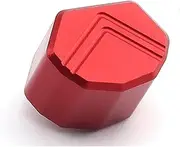 FUSHENGLI Compatible with Street Triple Daytona 675 R Tiger 900 800 660 1200 2024 Motorcycle Switch Button Turn Signal Key Cap Accessories(Red No Logo)