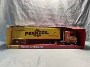 ERTL Penzoil Truck And Trailer see Pictures as Is