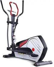 for Office，at Home,Magnetic Elliptical Machine Trainer Smooth Quiet Driven with Front Flywheel/LCD Monitor/Dual Handles Bearing Strong, Portable