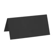 Table Name Place Cards,50Pcs Favor Decor Foldable Blank Card, Black