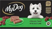 MY DOG Adult Wet Dog Food Classic Loaf with Juicy Lamb 24 x 100g Trays