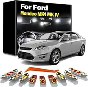 15Pcs LED Interior Trunk Light Kit, For Ford Mondeo 4 MK4 IV 2008-2010 2011 2012 2013 2014 Car Accessories Reading Bulbs