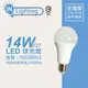 6入 【大友照明innotek】 LED 14W 4000K 自然光 全電壓 球泡燈 IN520015