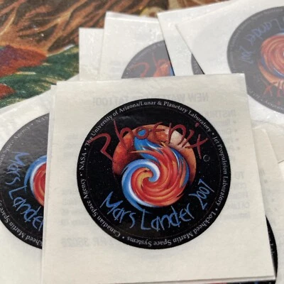 2007 Mars Phoenix Lander Atmospheric Temporary Tattoos Lot Of 18