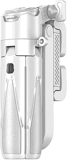 Snblzhef Upgraded Design Mini Tripod Bluetooth Portable Telescopic Multifunctional 360°Degree Rotation Phone Selfie Stick White B