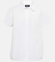 [A.P.C.] A.P.C. Marina short-sleeved cotton shirt AU 12 white