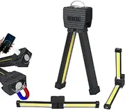 Gym Lamp for Posing, Portable Gym Lamp for Posing, with Power Bank Function, Magnetic Posing Lamps Gym, 180 Degree Folding Magnetic Work Light (1-PCS)