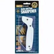 AccuSharp Original Knife Sharpener Tungsten Carbide Blades 001C - White