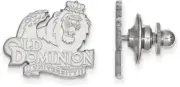 14K White Gold Old Dominion University Lapel Pin by LogoArt